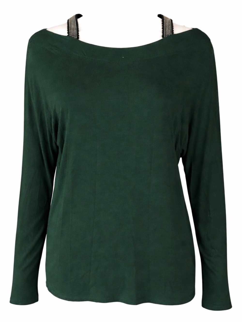 Cable & Gauge Dark Green Tunic Top | SIZE MEDIUM | Long Sleeve